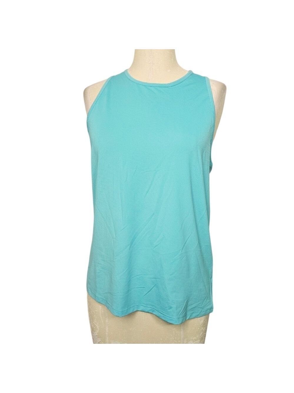 NWT Fabletics Teagan Racerback Mesh Blue Tank Top S
